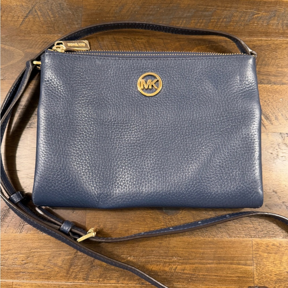 Michael Kors Navy Crossbody Bag
